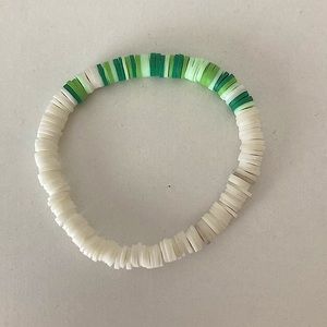 Clay bead bracelet